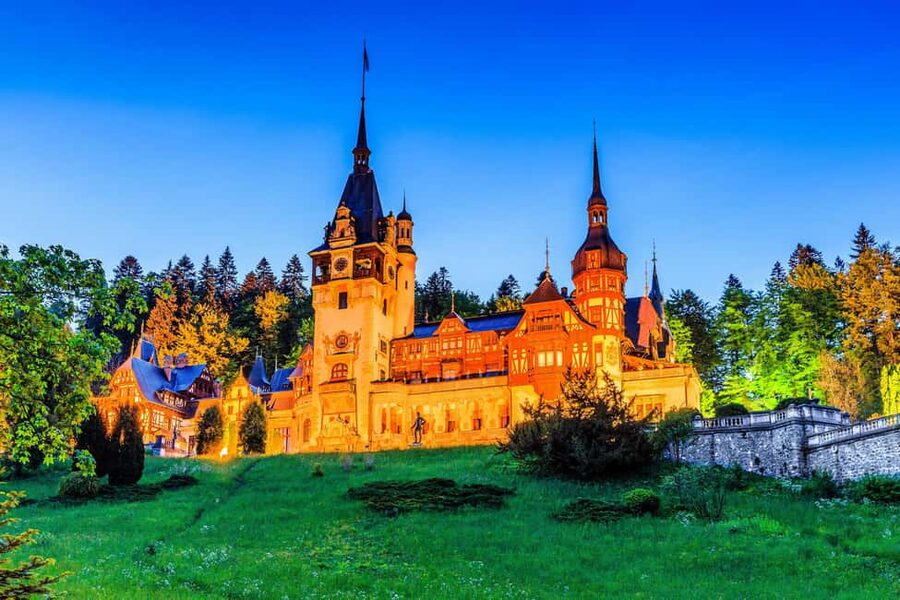 1-Day Minivan Tour 3 Castles : Dracula’s Peles & Wednesday - Cantacuzino Castle and the Wednesday Filming Vibe