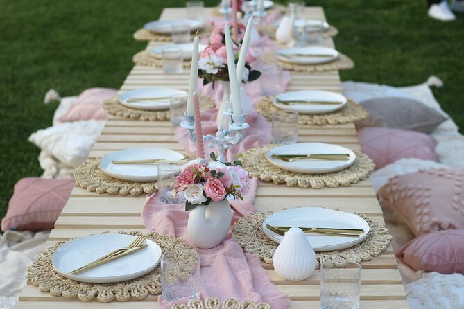 2-Hour Luxury Picnic in Cluj-Napoca Romania - Décor, Tableware, and the Princess-Party Effect