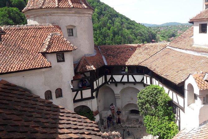 3-Castle: Peles,Bran,Rasnov,Sinaia Monastery from Brasov w pickup - Bran Castle: Dracula mood, gothic lines, and why the steps matter