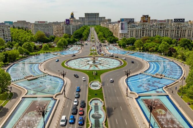 4h Bucharest Panoramic Tour by Car with stops - Calea Victoriei and Ateneul Roman, the city’s classic axis