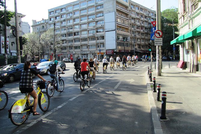 Bicycle Sightseeing in Bucharest - A communist architecture stop: seeing the era, not just hearing it