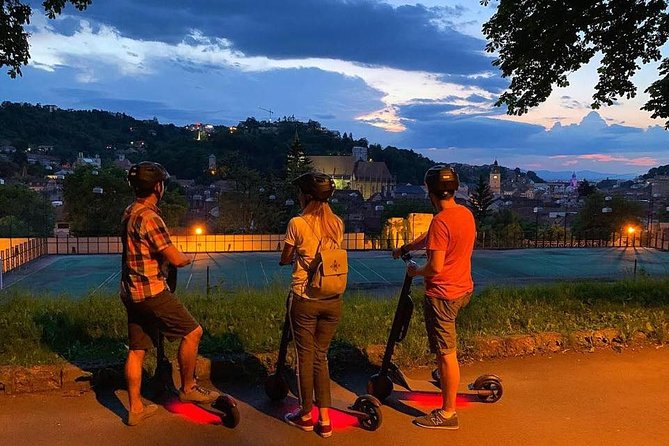 Brasov Old Town Guided Tour With Electric Scooters - Getting started smoothly at 4:00 pm, where you meet