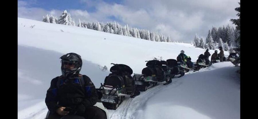 Bucharest: Carpathian Snowmobile / ATV Adventure Tour - A Private Carpathian Winter Day Trip from Bucharest