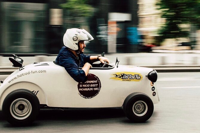 Bucharest: CityTour in one of a kind mini hot rod - How the Ride Feels: Compact, Fast Enough, and Very Bucharest
