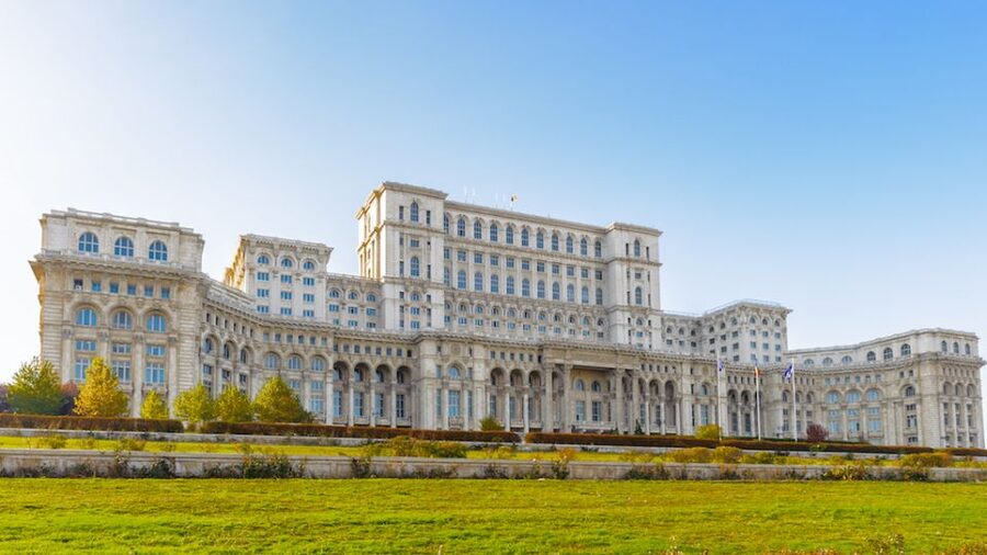 Bucharest Full Day City Tour - Revolution Square and Constitution Square, where politics shows on the street