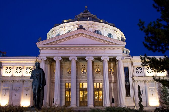 Bucharest one day tour with Parliament Palace and Village Museum - Romanian Athenaeum and Architectural Mood Changes