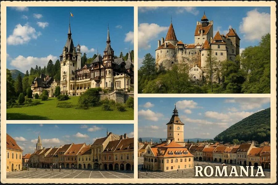 Bucharest: Peles Castle, Bran Castle & Brasov Day Trip - Brasov Old Town on Foot, Built Around Black Church and Council Square