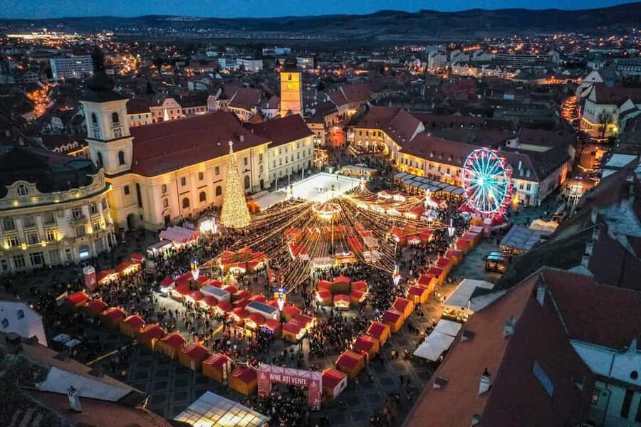 Bucharest: Sibiu Christmas Market Day Trip with Transfers - Sibiu’s Big Square: where the market energy lives