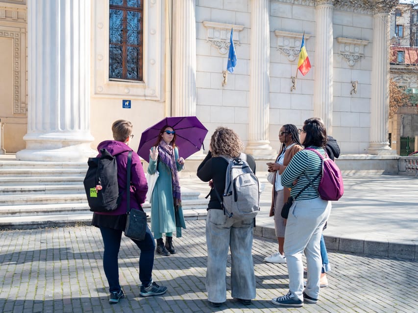 Bucharest: Small Group History, Art & Secrets Tour - Pasajul Englez and the Umbrellas Street moment: urban style you can actually feel