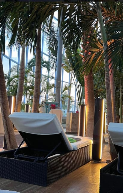 Bucharest: Therme Night Show Ticket with Transfer - Galaxy and Palm Area, plus how the layout changes the vibe