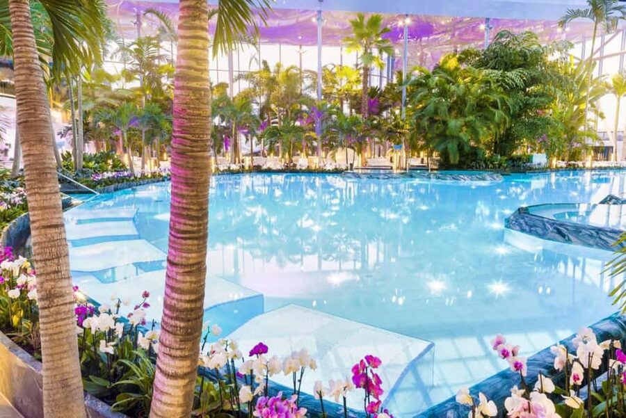 Bucuresti: Bucuresti Therme Transfer and Full-Day Access - Galaxy area, the water-play side for slides and action