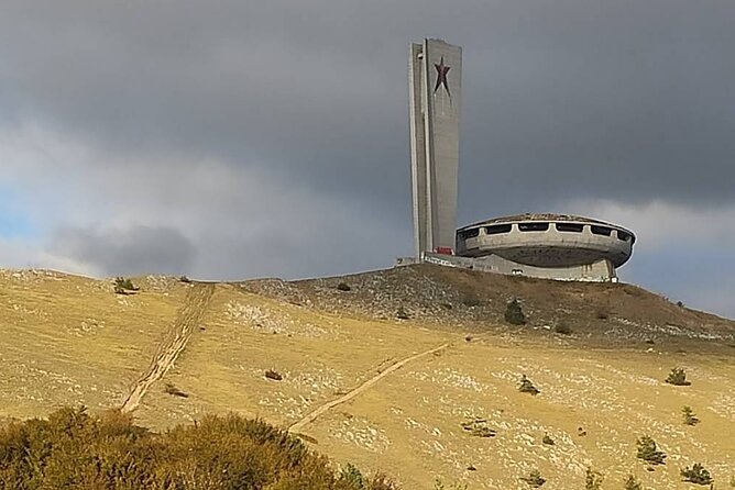 Buzludzha Monument and Tsarevets Fortress in Bulgaria Private - Buzludzha Monument: the Communist-era memorial on a mountain