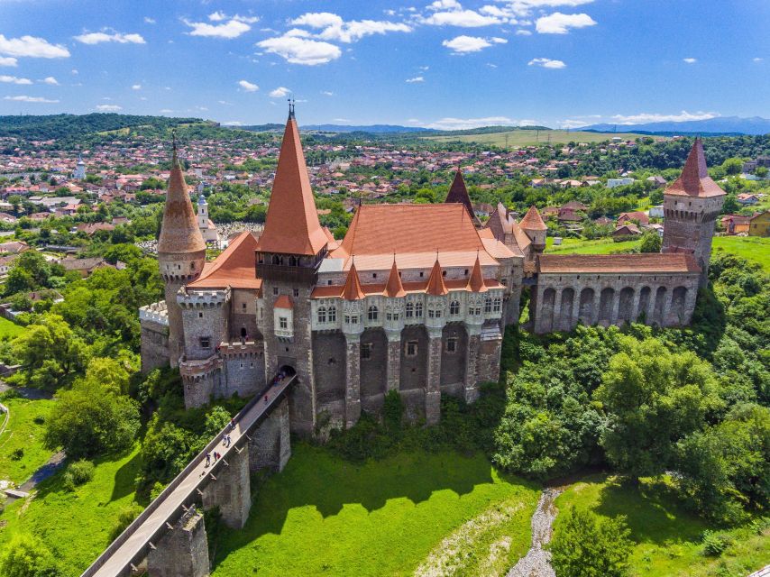 Cluj: Turda Salt Mine, Corvin Castle, Alba Carolina Tour - Corvin Castle in Hunedoara: towers, drawbridges, and Gothic power with an Ottoman-era purpose
