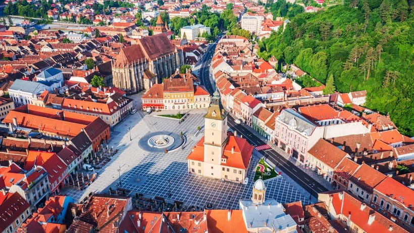 Day Trip Bucharest : Dracula Castle, Peles Castle and Brasov - Brasov Walking Tour: Black Church, Council Square, and Mountain Views