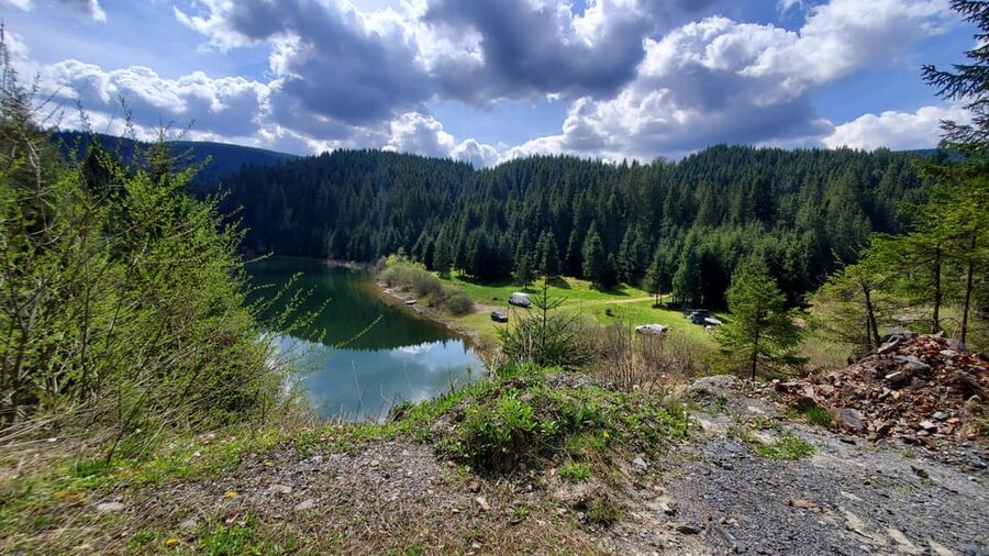 From Cluj: Mountain Bike around Lake Dragan - The 200m Main Climb: Ride It, Walk It, and Keep Your Energy