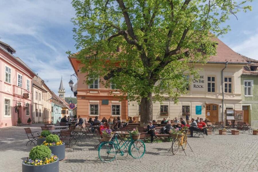 From Sibiu: Blue Line & City Tour Sighisoara - UNESCO - Sighișoara citadel, Market Square to the Clock Tower viewpoint