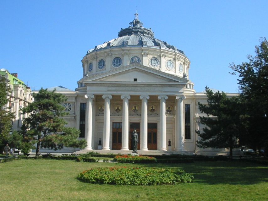 Full day Bucharest Sightseeing Tour - Victoriei Square, Calea Victoriei, and the feel of big-city Bucharest