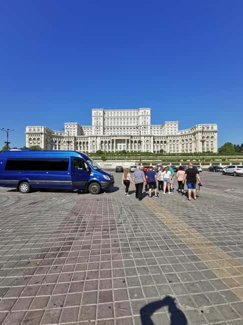 Hop-on Hop-off minibus Tour of Bucharest & Village Museum - Pickup and the loop around central Bucharest