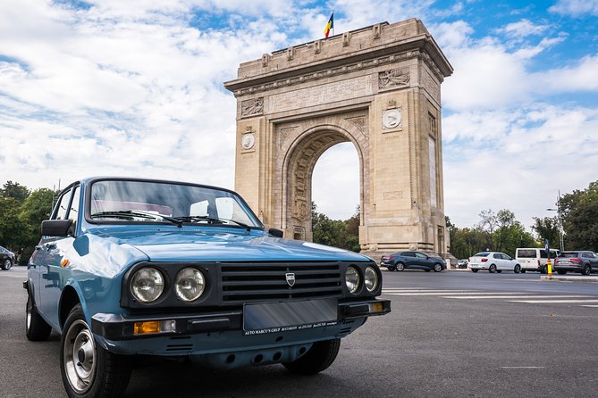 Private -RedPatrol Tour of Bucharest with a Romanian Vintage Car - Riding Communist quarter blocks and early 1900s residential streets