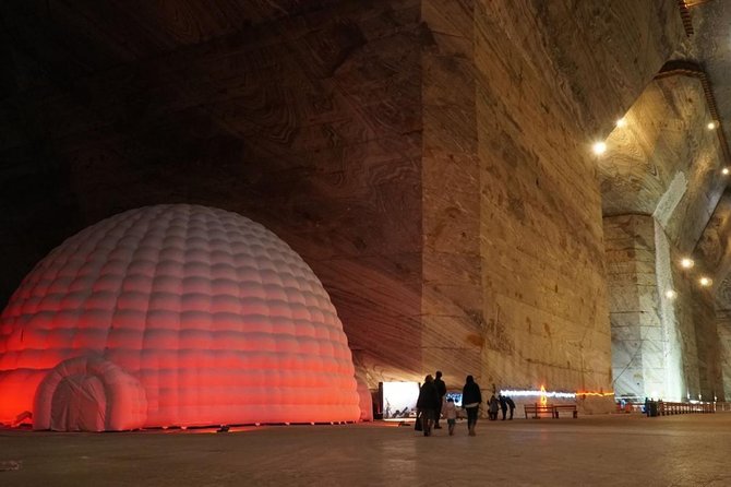 Salt Mine , Lunch at Winery & Dracula Grave - Private Tour - Unirea Salt Mine at 208 m: what you should expect underground