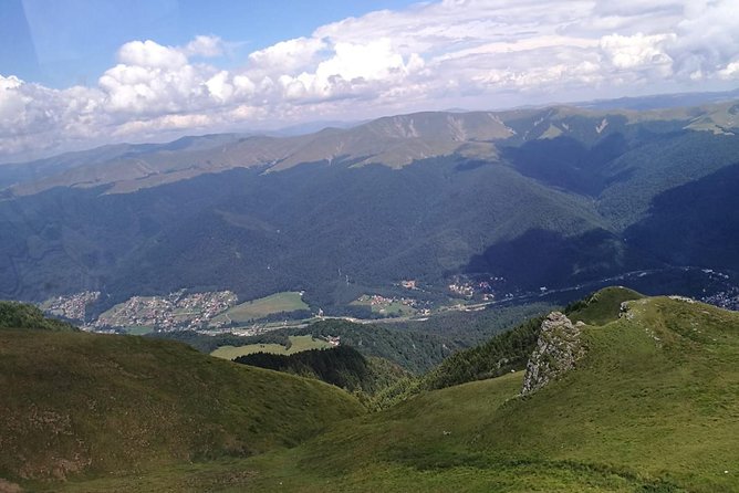 Sinaia and Brasov in one day - Telegondola Cota 1000: the ride up and the view down
