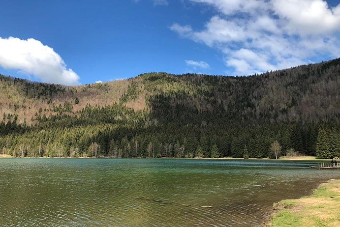 Small-group day trip to the unique volcanic lake in Eastern Europe - Balvanyos walk to Stinky Caves and Bird Cemetery