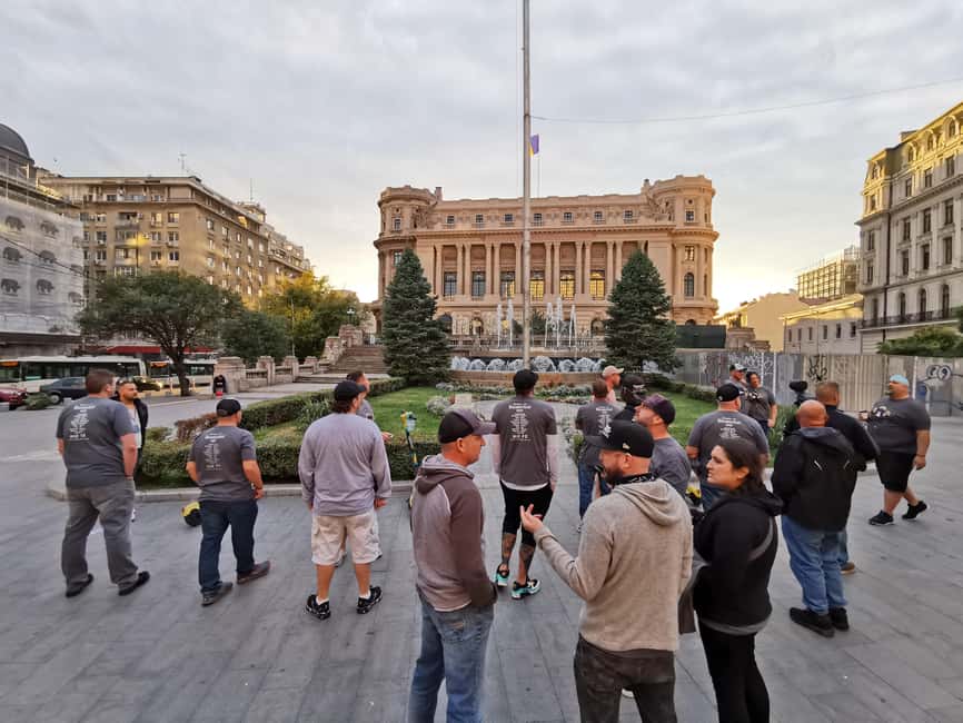 Small group Hop-on Hop-off Bucharest City Tour by minivan - Revolution Square: standing where 1989 changed things