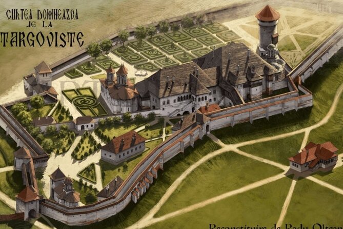 The Real Dracula's Castle in Targoviste, Winery and Dracula' Tomb - Stop 1: Princely Court at Târgoviște Fortress