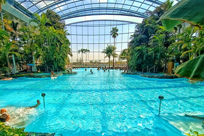 Therme Bucharest Tickets and Water Theme Park - GALAXY: slides, wave pool thrills, and water-bed recovery