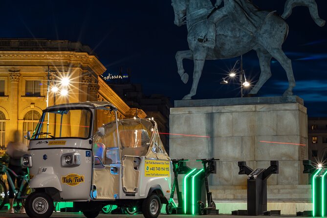 Tuk Tuk Bucharest Private Tour - Unique Experience. - Building a route around big stops: Palatul CEC and the museum district
