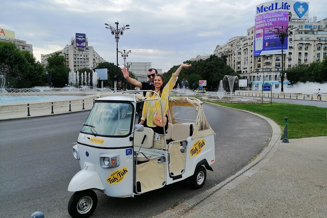 Tuk Tuk Bucharest Tour - Unique Experience in town! - Bucharest Fountains: A Seasonal Photo Stop