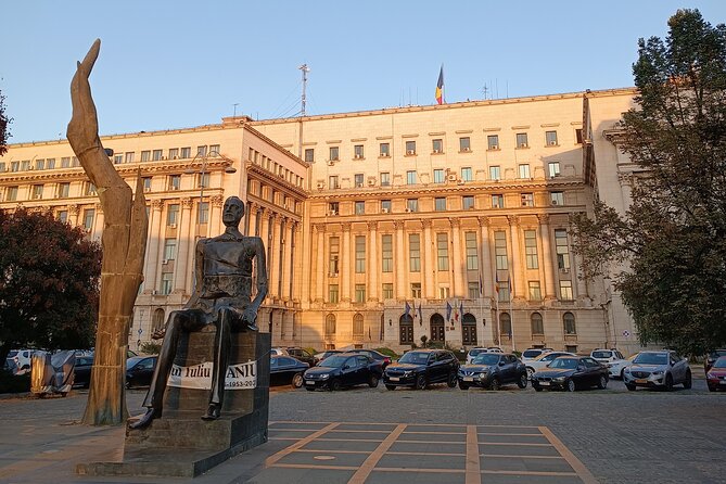 Walking Tour- Delightful Bucharest (Highlights, Stories, Sights) - Stops 4 and 5: National Military Club and the Palace of Telephones from the outside